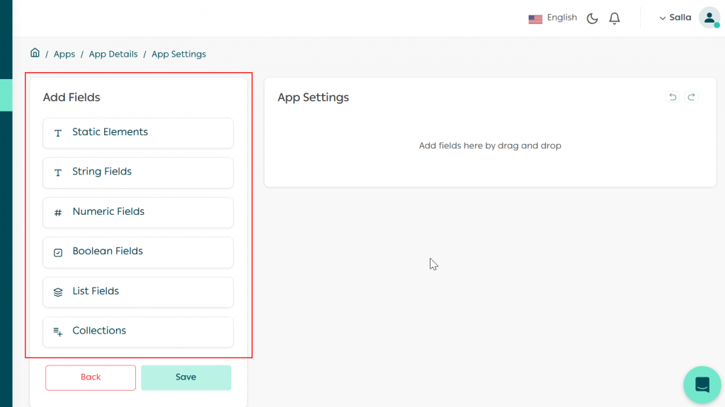 How to Build App Settings Form - Salla Developers
