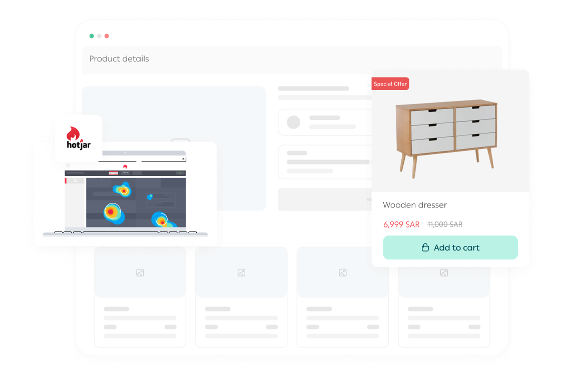 See how your customers shop with Hotjar