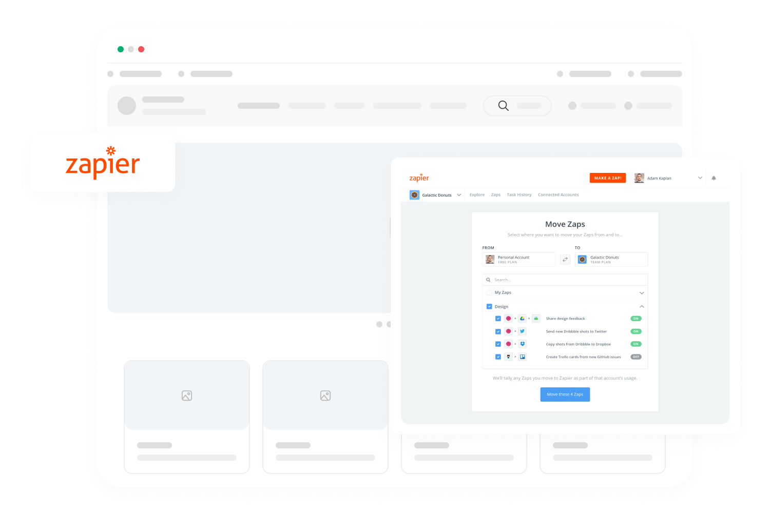 Get things done with Zapier