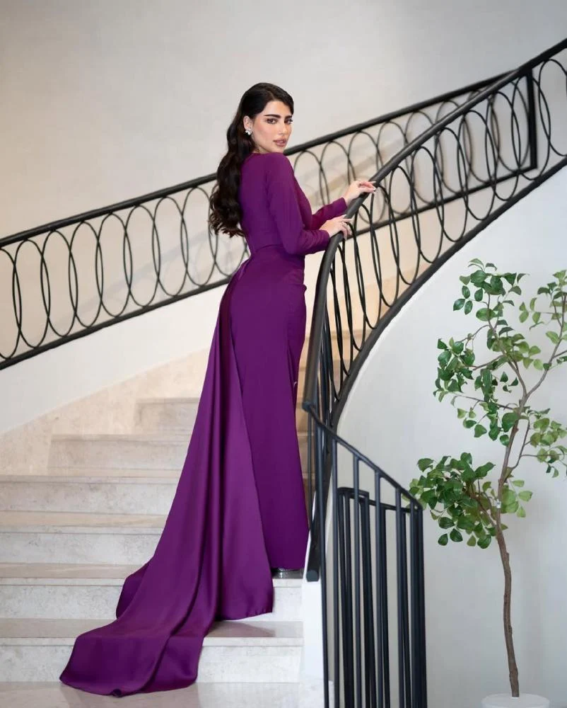 فستان سهرة طويل
