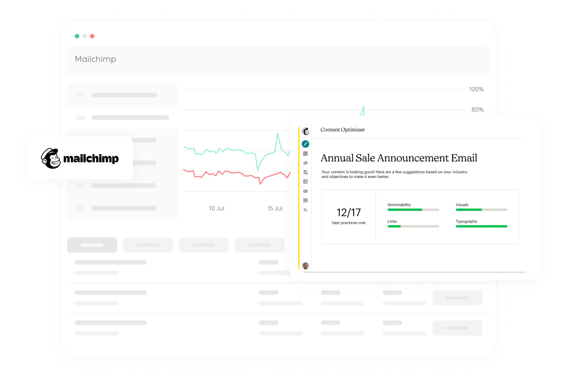 Launch campaigns with Mailchimp